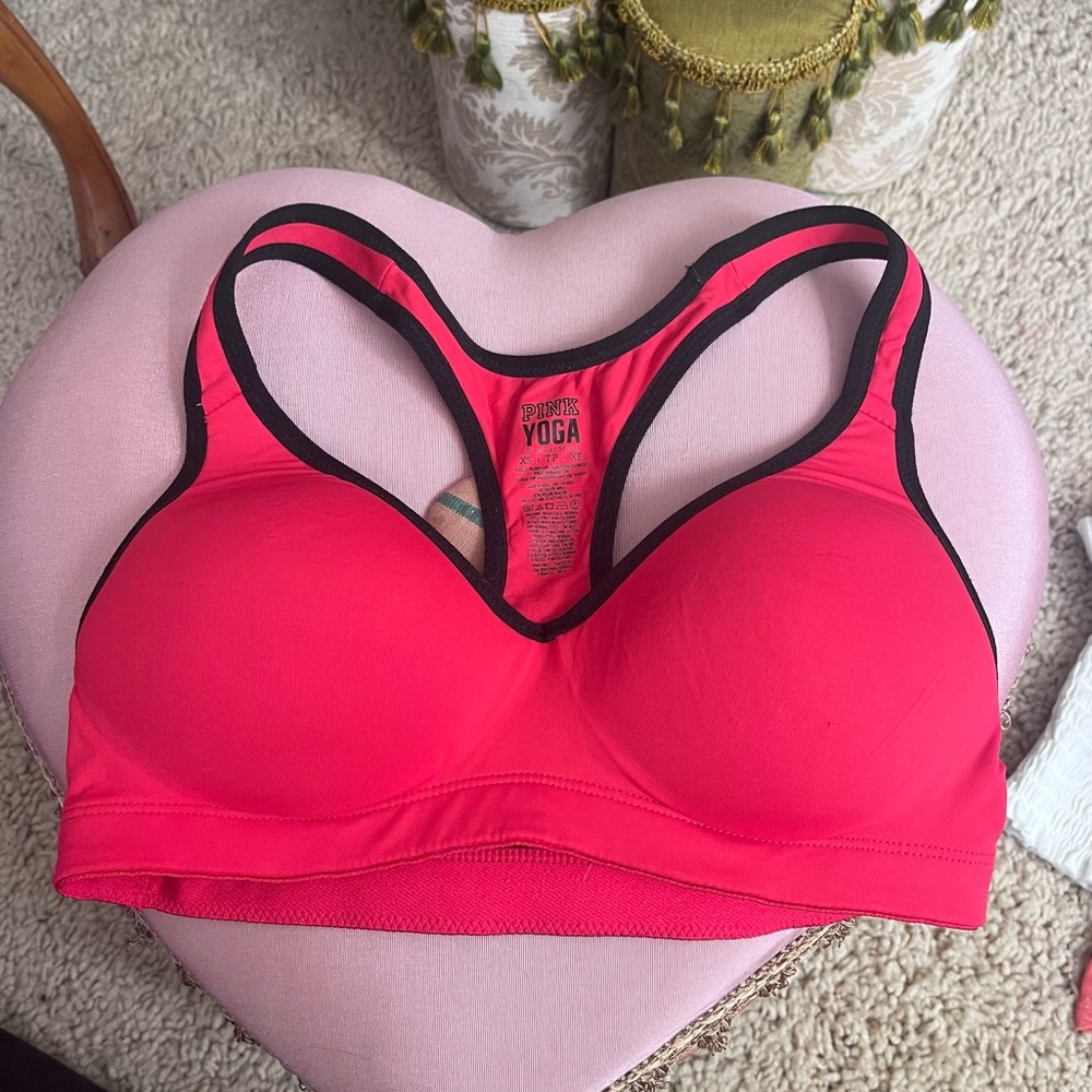 Victoria’s Secret PINK yoga padded push up sports bra xs